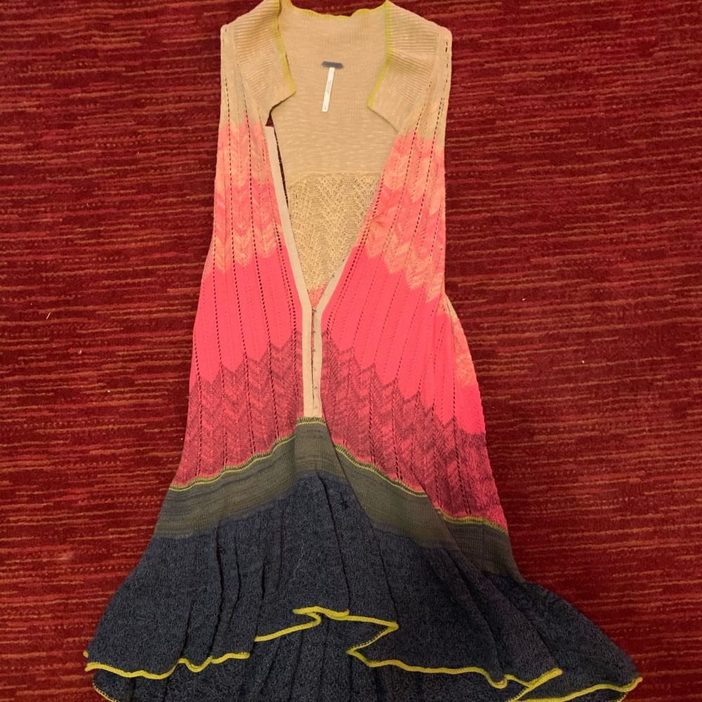 Free People sleeveless sweater
